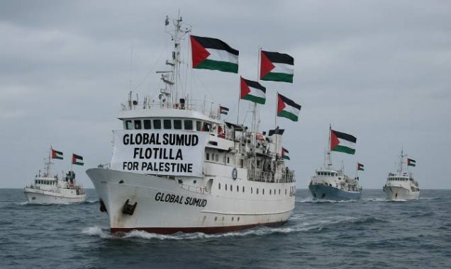 Flotilha Global Sumud denuncia intercepção de embarcações por forças israelitas