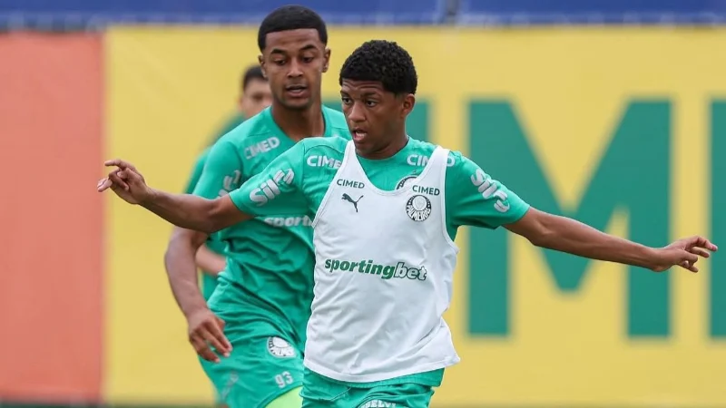 Harthur firma contrato profissional com o Palmeiras até 2029