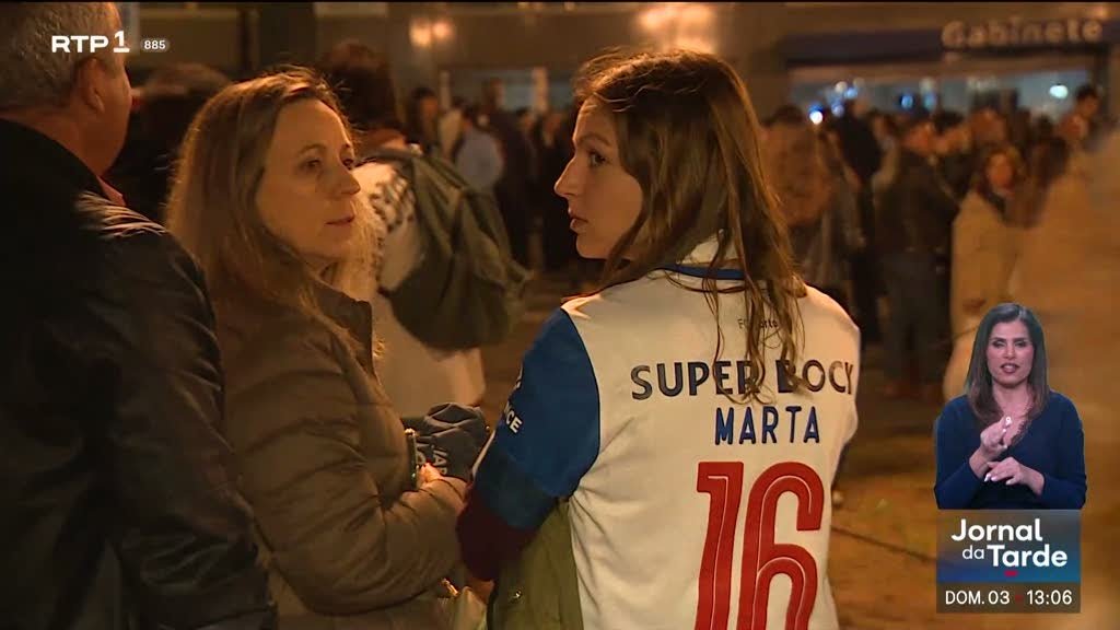 Torcedores celebram a conquista do 31º título do FC Porto
