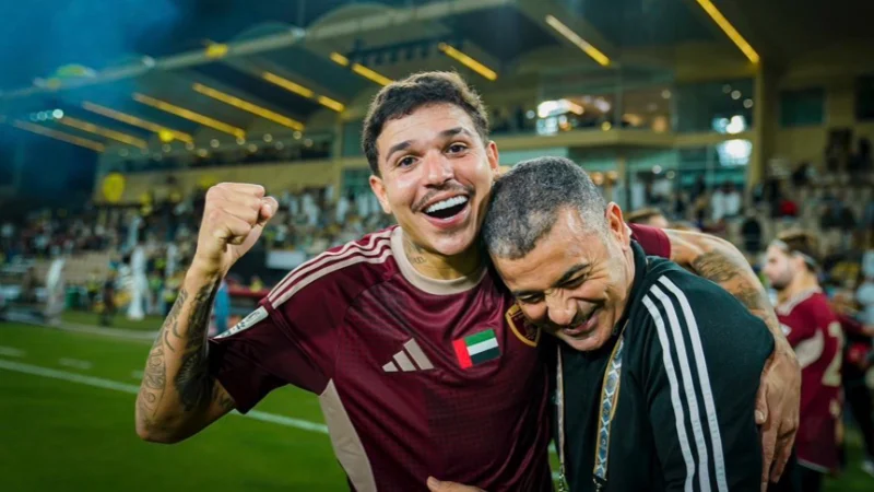 Jadsom brilha nos Emirados Árabes e celebra segunda conquista na temporada pelo Al-wahda