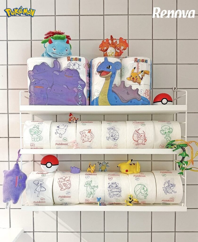 Papel higiênico de Pokémon da Renova vira febre na Coreia do Sul e mira em novos mercados