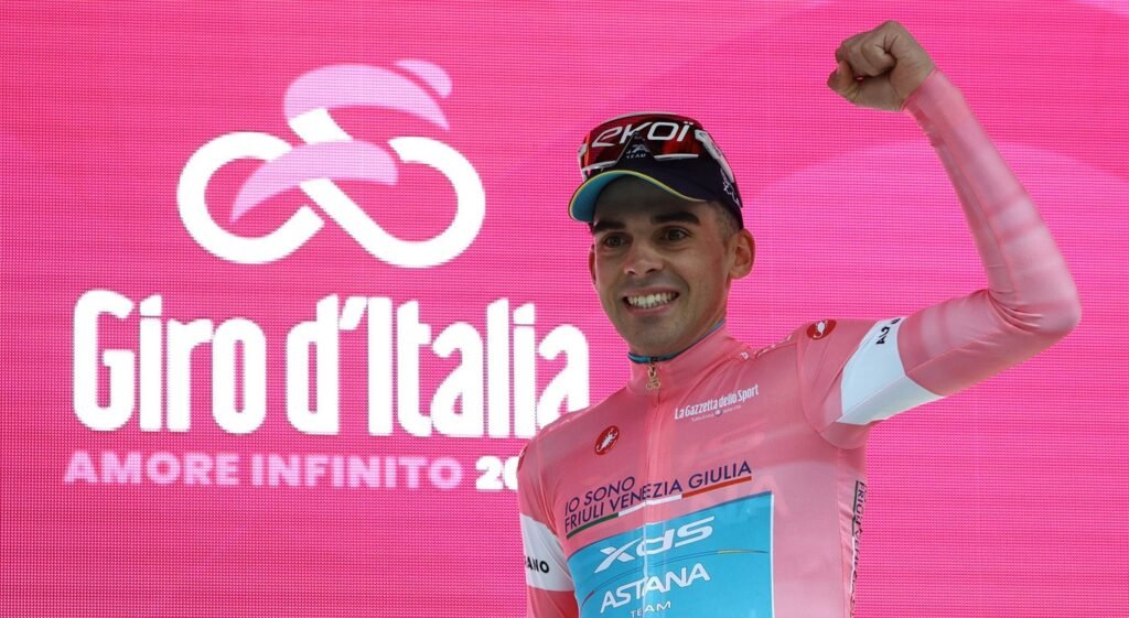 Ciclista uruguaio Guillermo Thomas Silva assume liderança da Volta a Itália após vitória em etapa