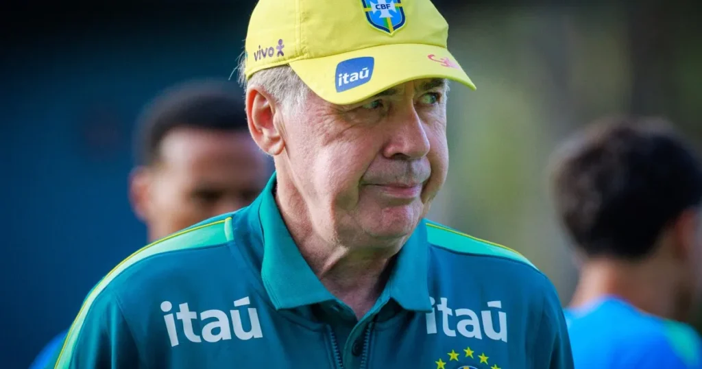 Ancelotti divulga lista da seleção brasileira com novidades para amistosos em Singapura