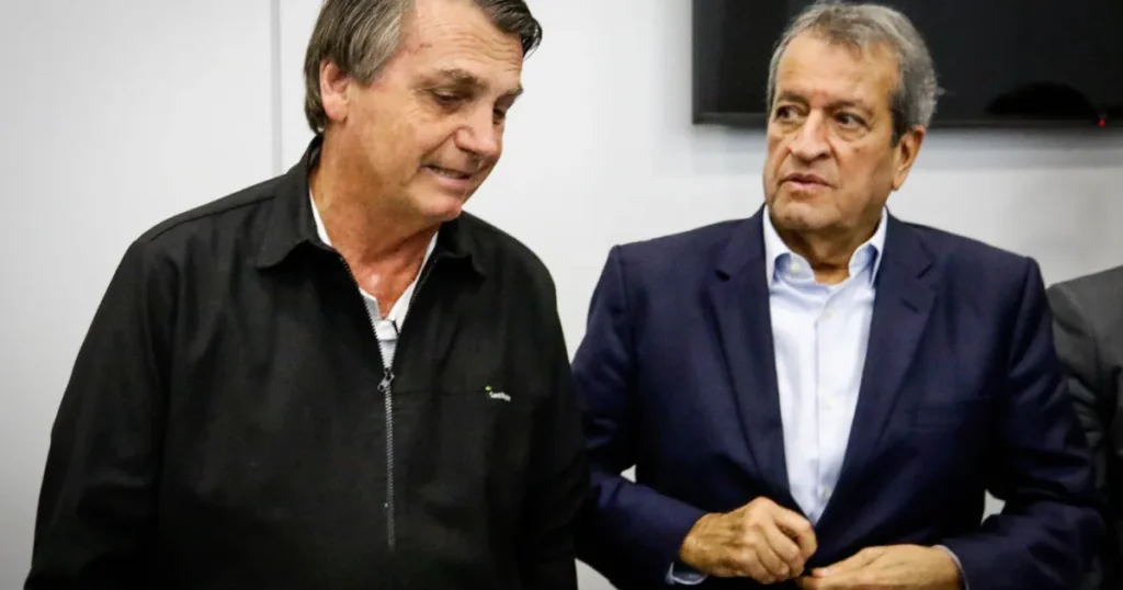 Bolsonaro solicita a Moraes permissão para encontrar Valdemar Costa Neto