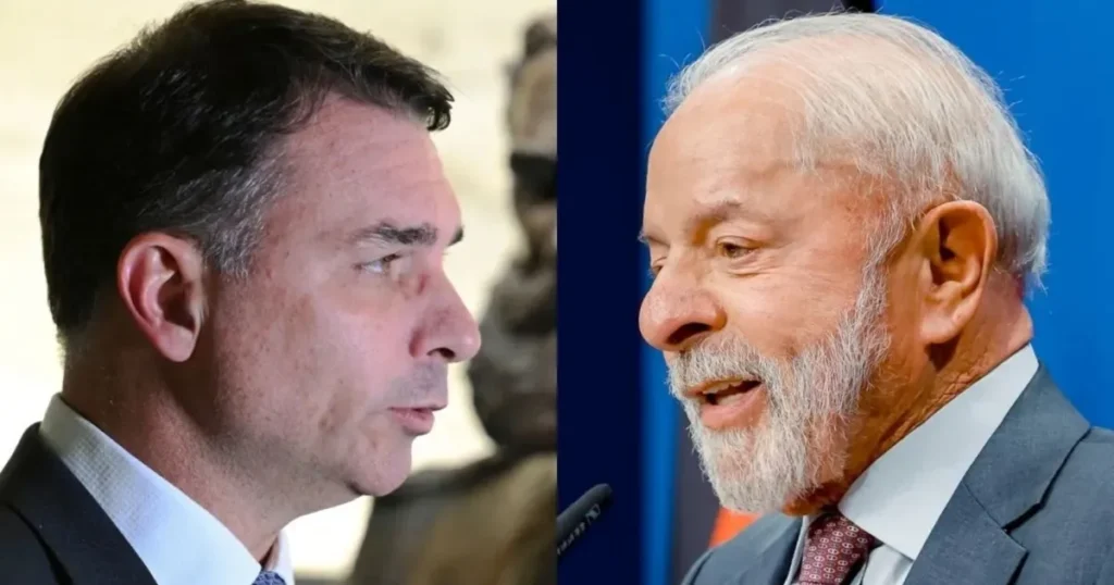 Cenário eleitoral aponta empate técnico entre Flávio Bolsonaro e Lula no segundo turno
