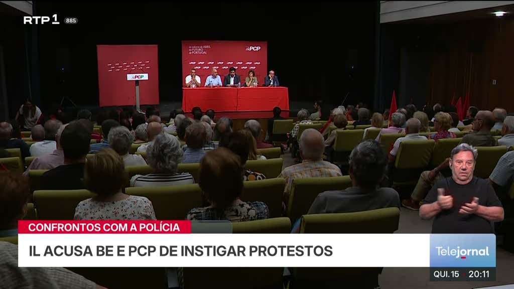 IL acusa BE e PCP de instigar protestos após confrontos com a polícia no Porto