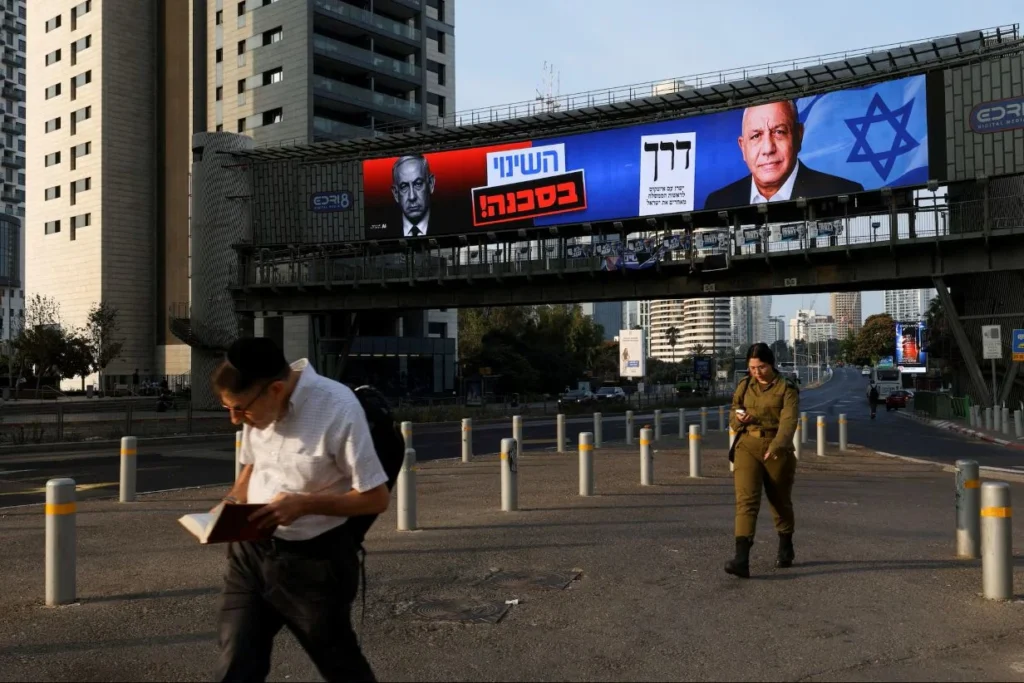 Israel registra empate técnico entre blocos de Gadi Eisenkot e Netanyahu após eleições