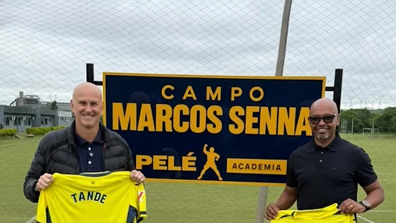 Resende ganha campo de R$ 2,5 milhões na Pelé Academia com tributo a Marcos Senna