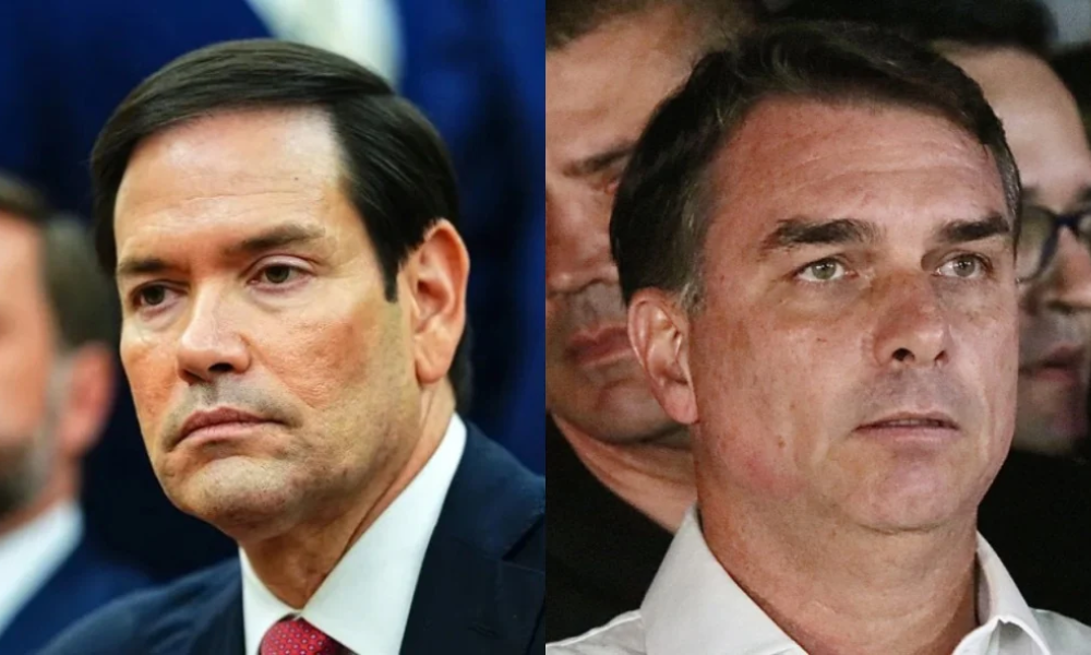 Rubio nega envolvimento direto dos Estados Unidos na saída de Flávio Bolsonaro do Brasil