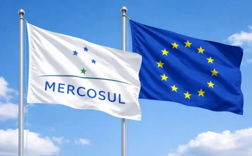 Acordo Mercosul-UE impulsiona exportações brasileiras e eleva vendas em 21%