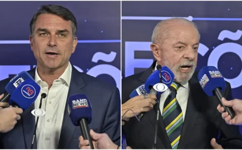Debate expõe confronto direto entre Flávio Bolsonaro e Lula com foco em provocações