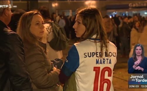 Torcedores celebram a conquista do 31º título do FC Porto