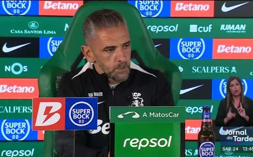 Rui Borges confirma desfalque de Debast para os próximos compromissos do Sporting