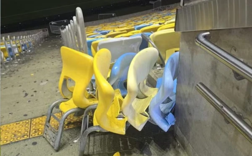 Vandalismo no maracanã após jogo do vasco revela destruição feita pela própria torcida